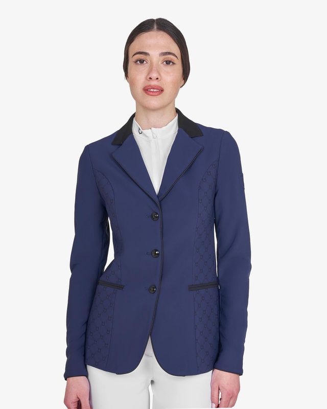 Women's Monogram competition jacket with three buttons