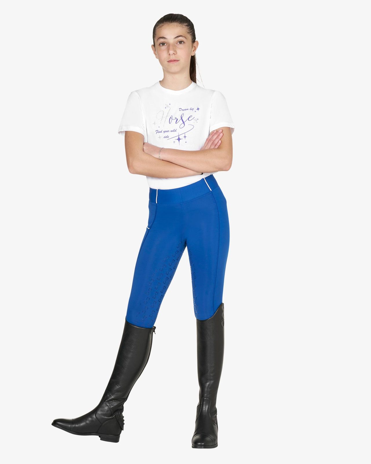 T-shirt bambina Dream Big in cotone con stampa