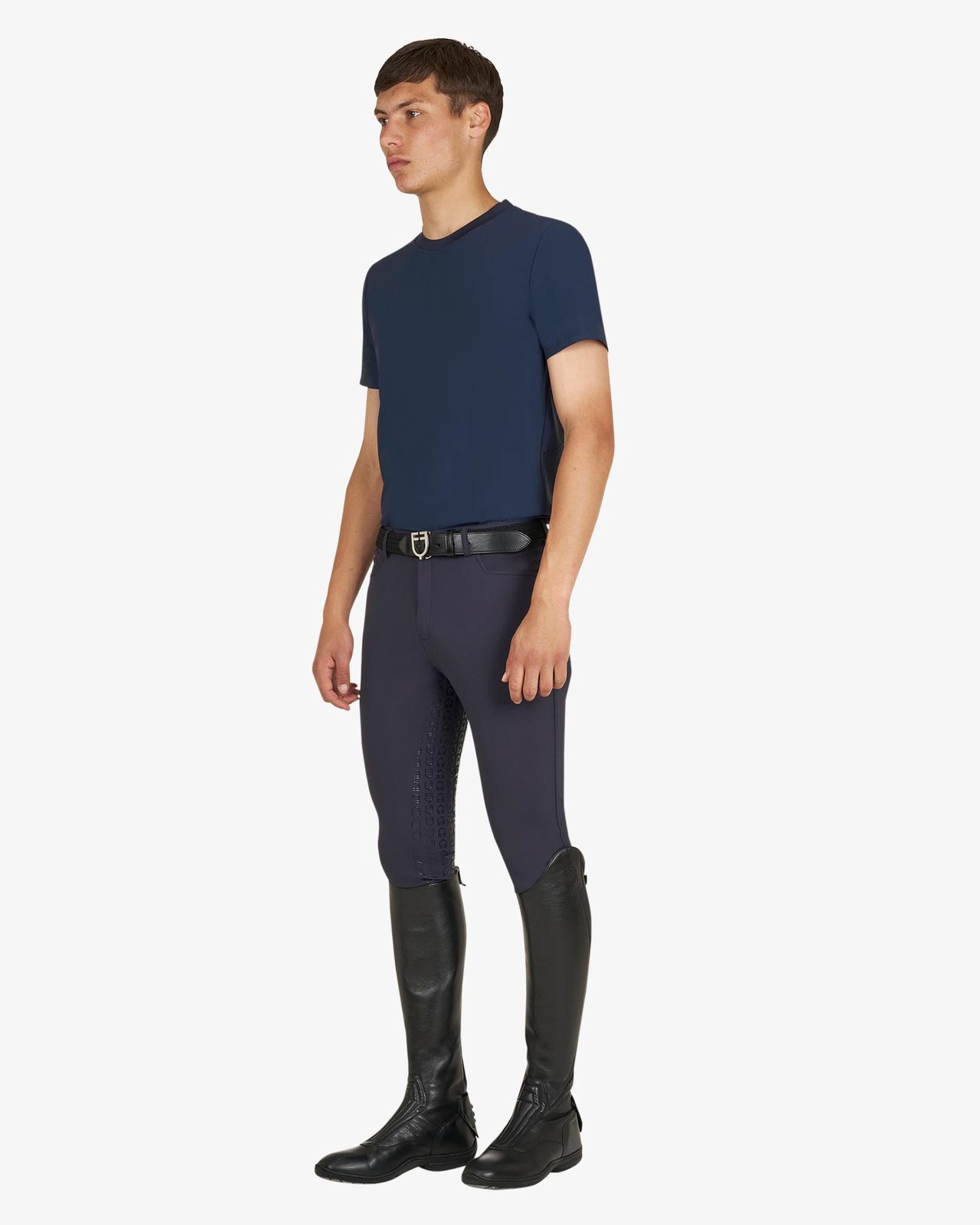 Men's training T-shirt in technical fabric with micro-holes