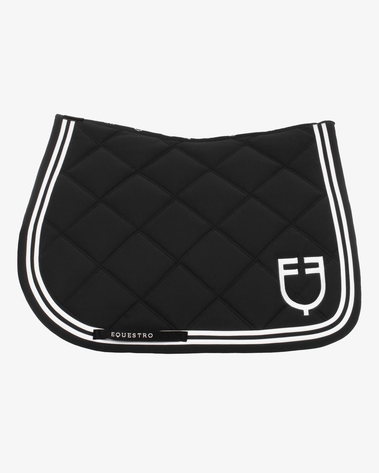 Double Stripes jumping saddle pad in technical fabric