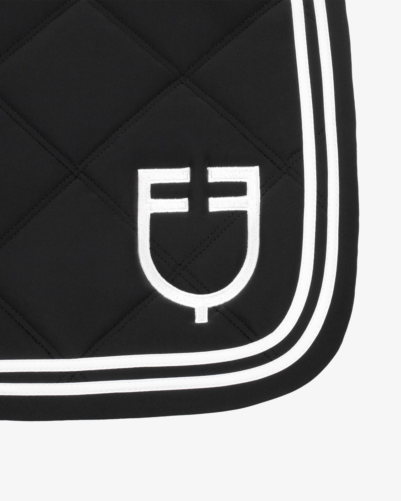 Double Stripes jumping saddle pad in technical fabric