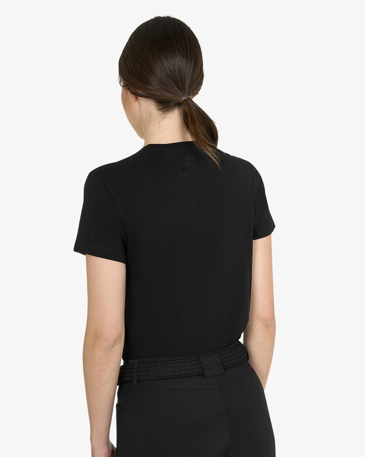 T-shirt donna Strass in cotone