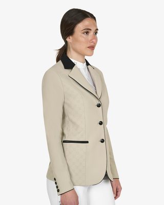 Women's Monogram competition jacket with three buttons