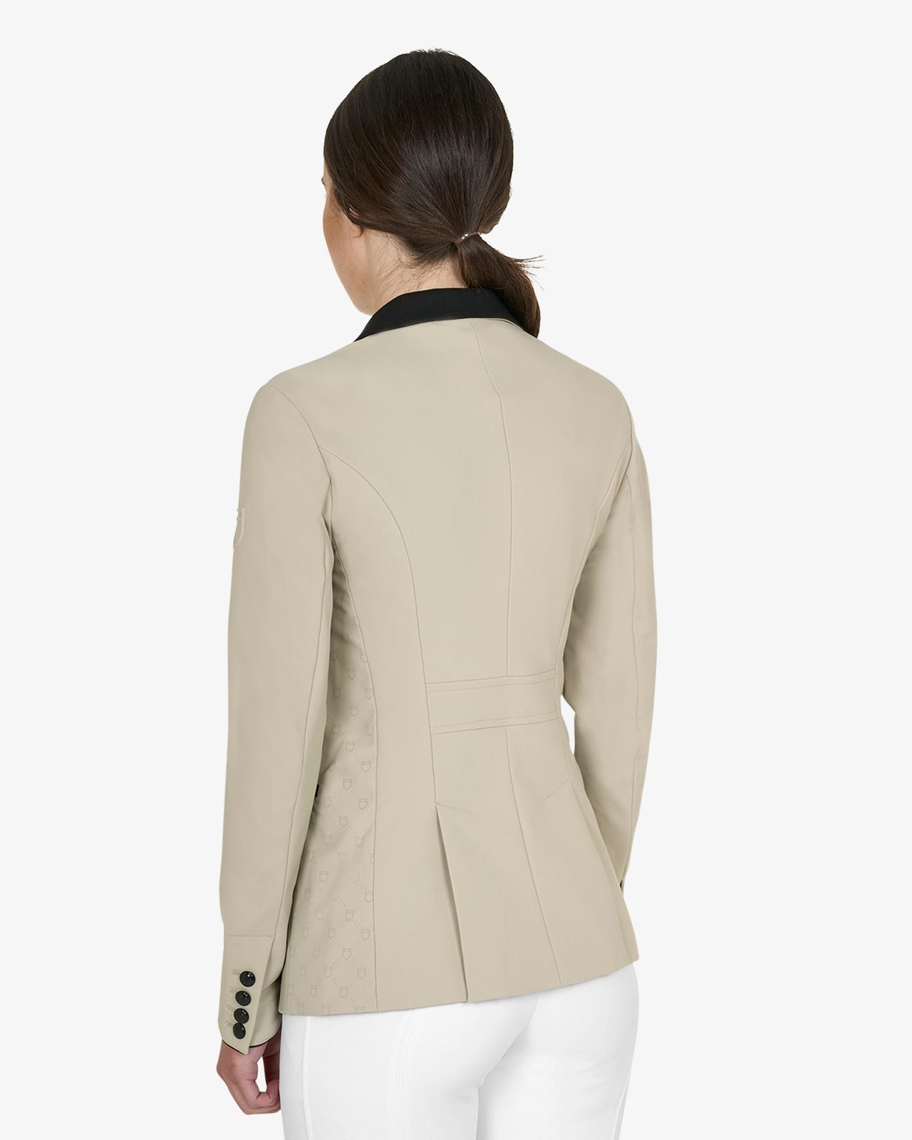 Women's Monogram competition jacket with three buttons
