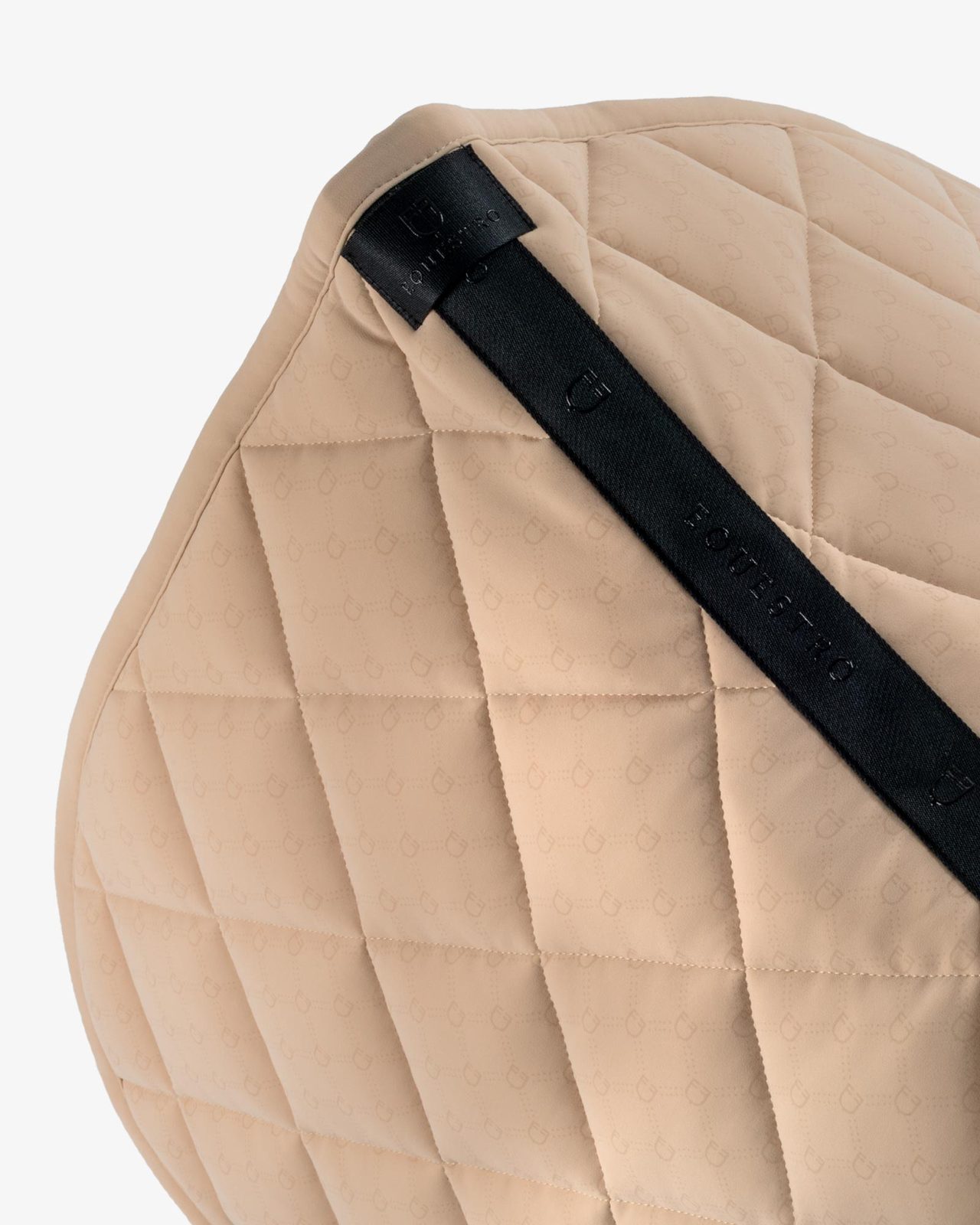 Dressage saddle pad with monogram print