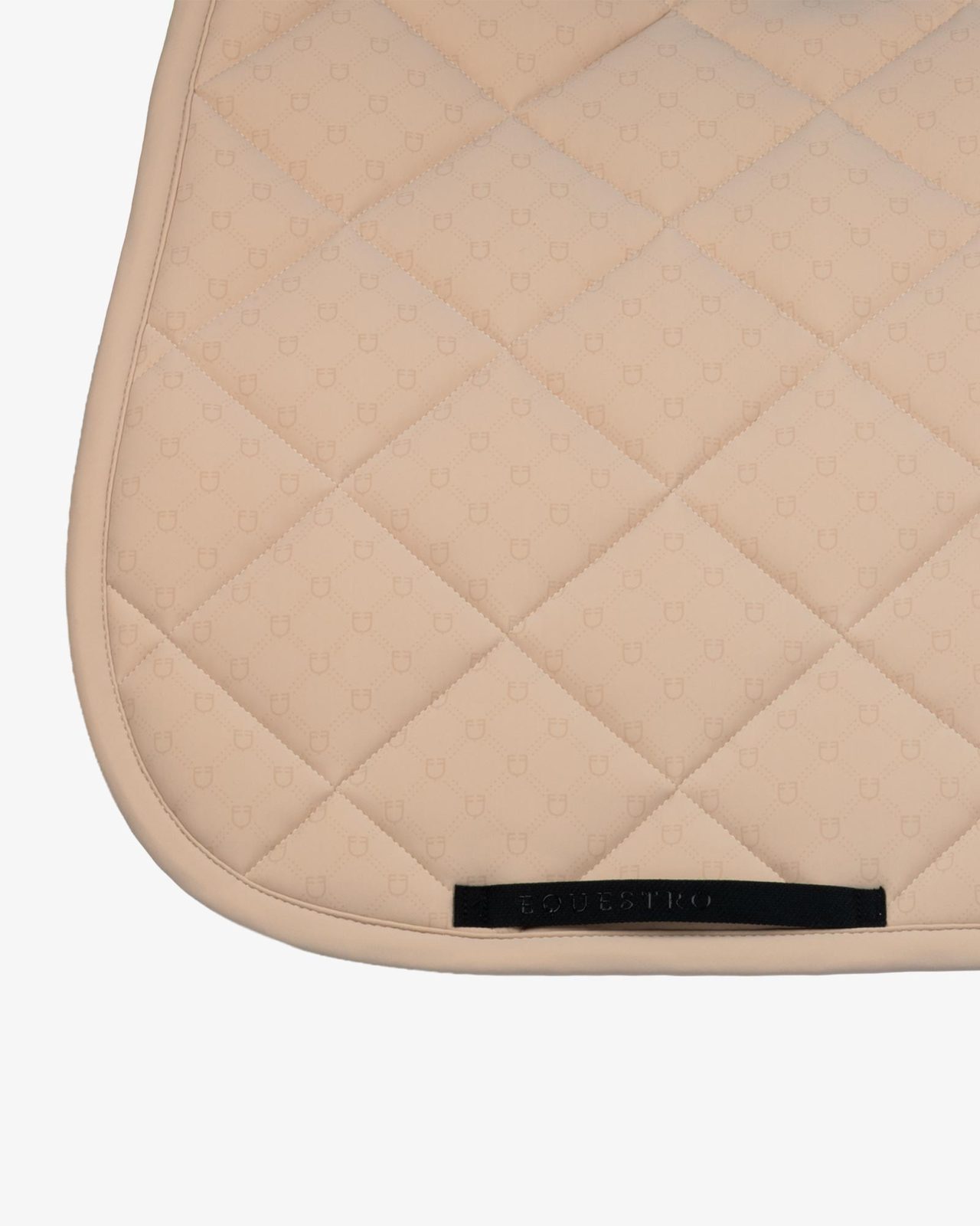 Dressage saddle pad with monogram print
