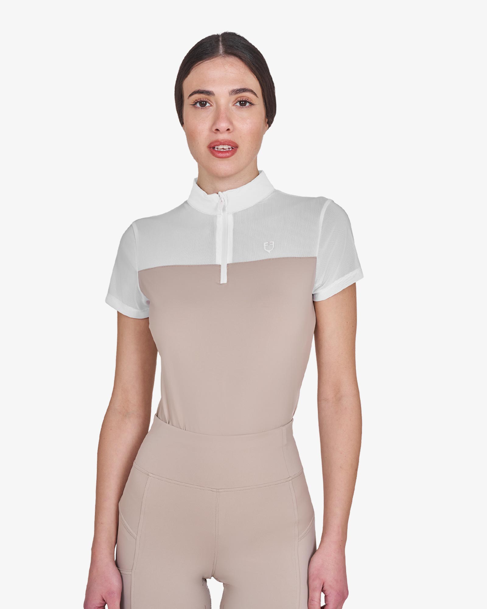 Polo donna da allenamento in mesh
