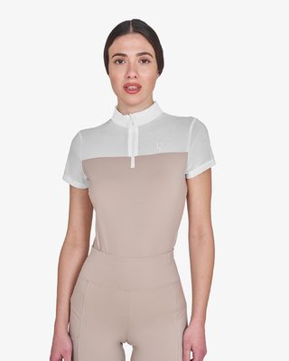 Polo donna da allenamento in mesh
