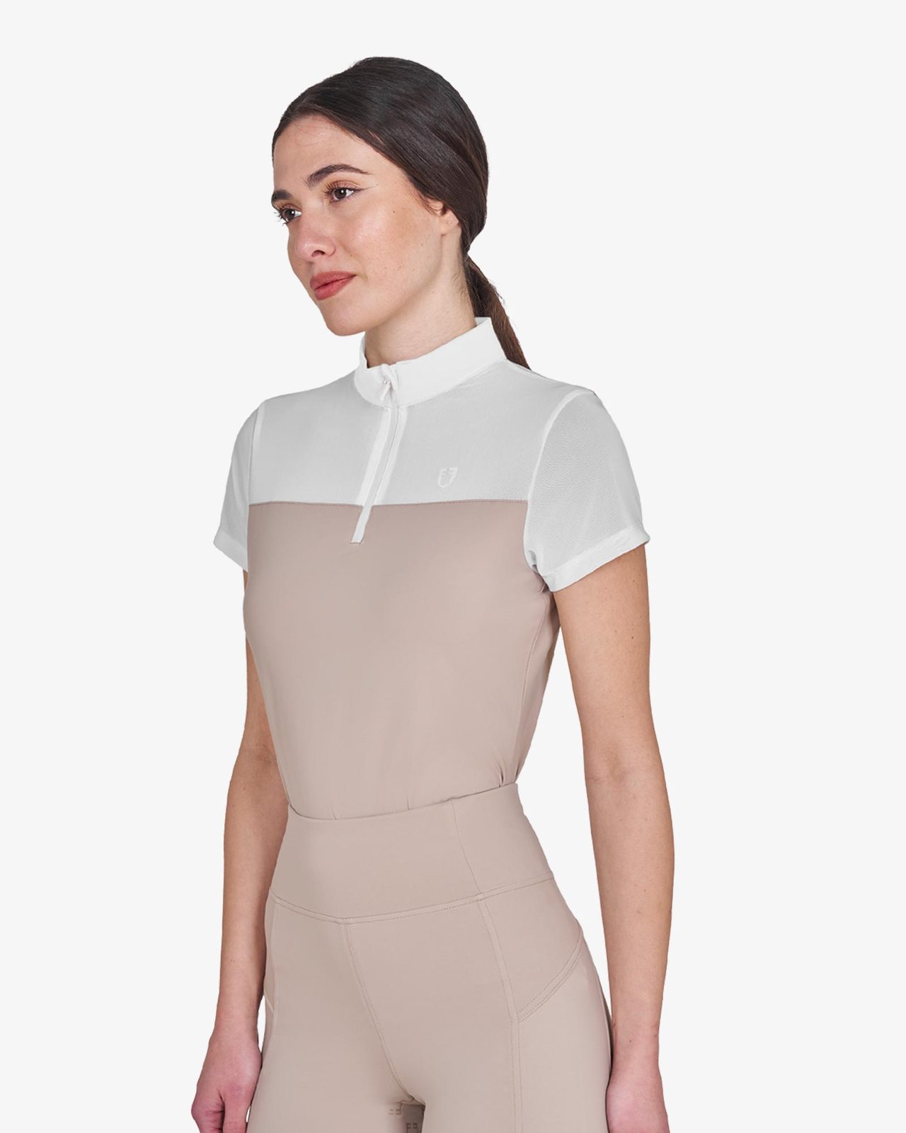 Polo donna da allenamento in mesh