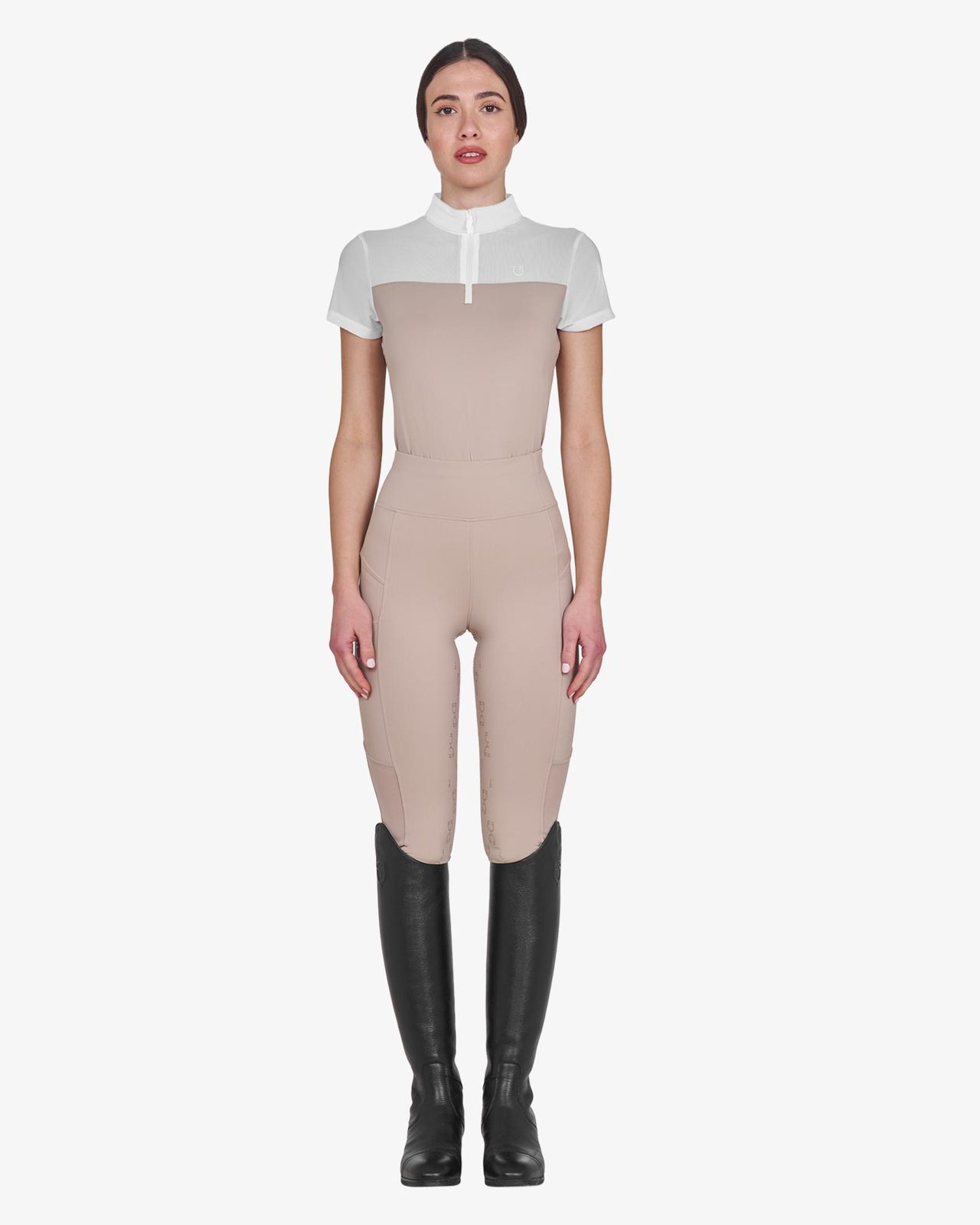 Polo donna da allenamento in mesh