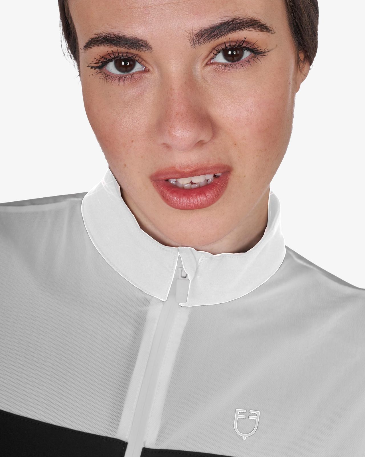 Polo donna da allenamento in mesh