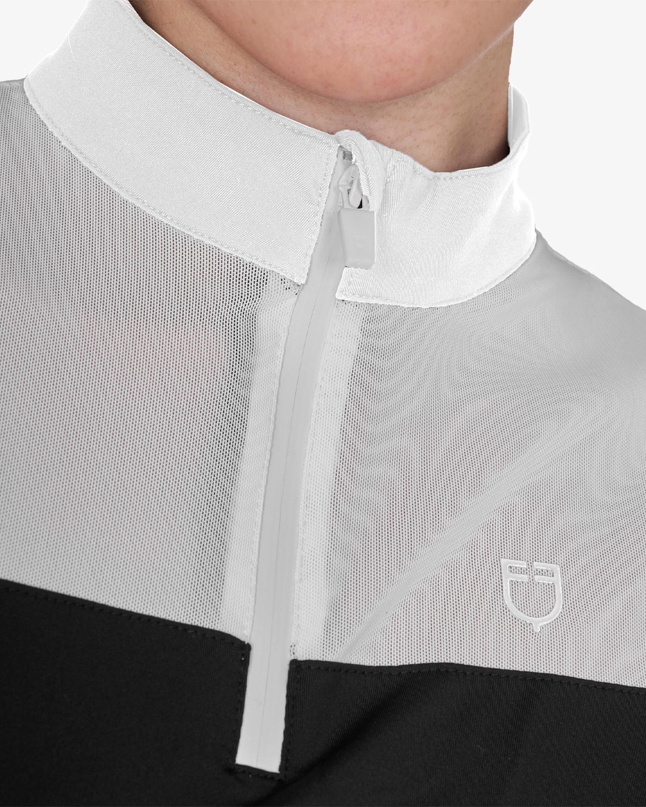 Polo donna da allenamento in mesh