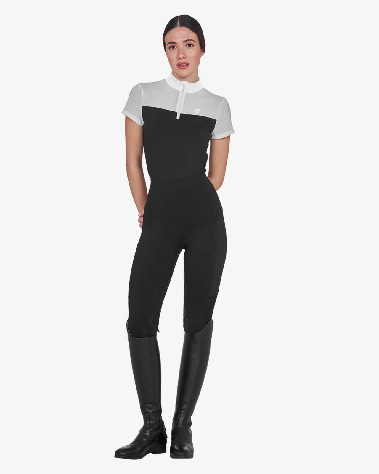 Polo donna da allenamento in mesh