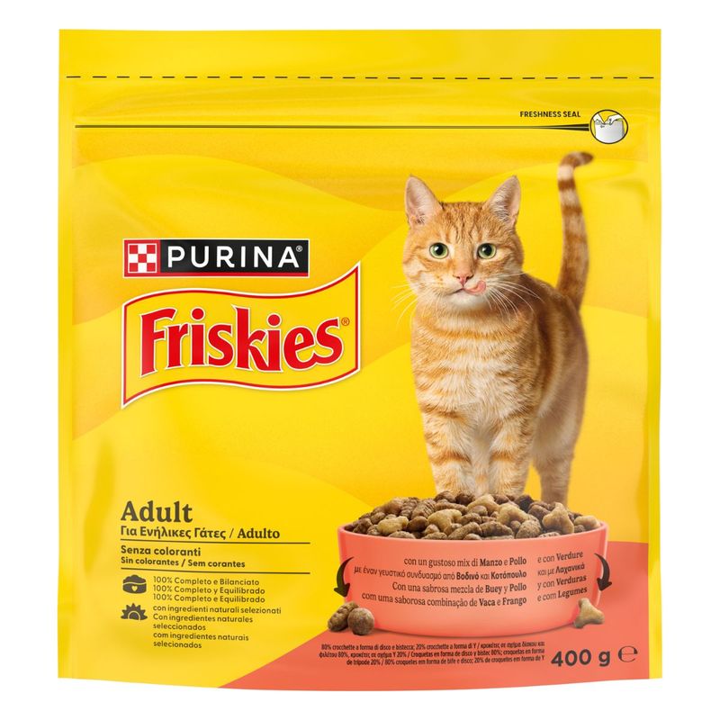 Friskies Purina Adult Manzo Pollo Verdure 400G | Purinashop 400G