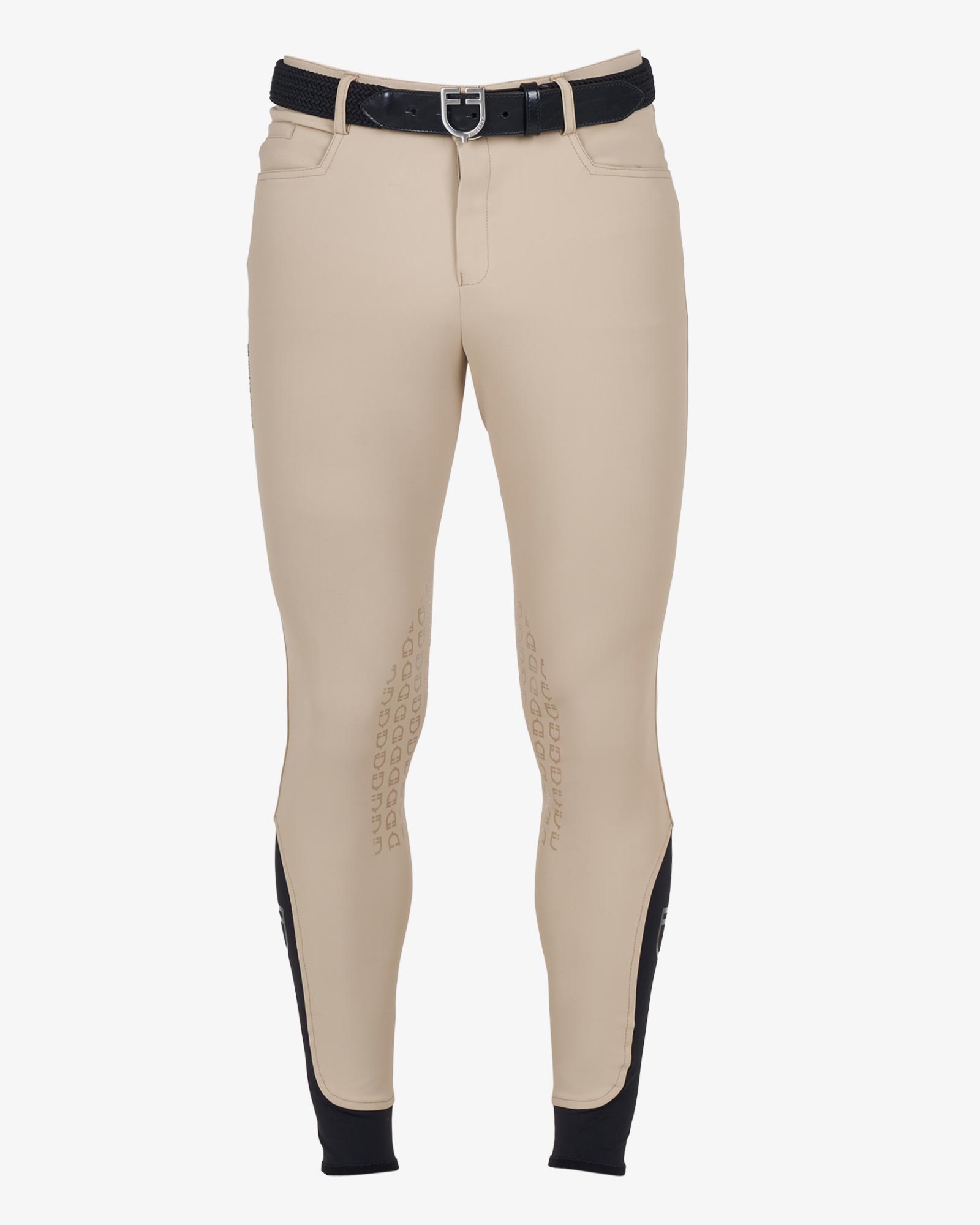 Men's slim fit grip breeches with logo