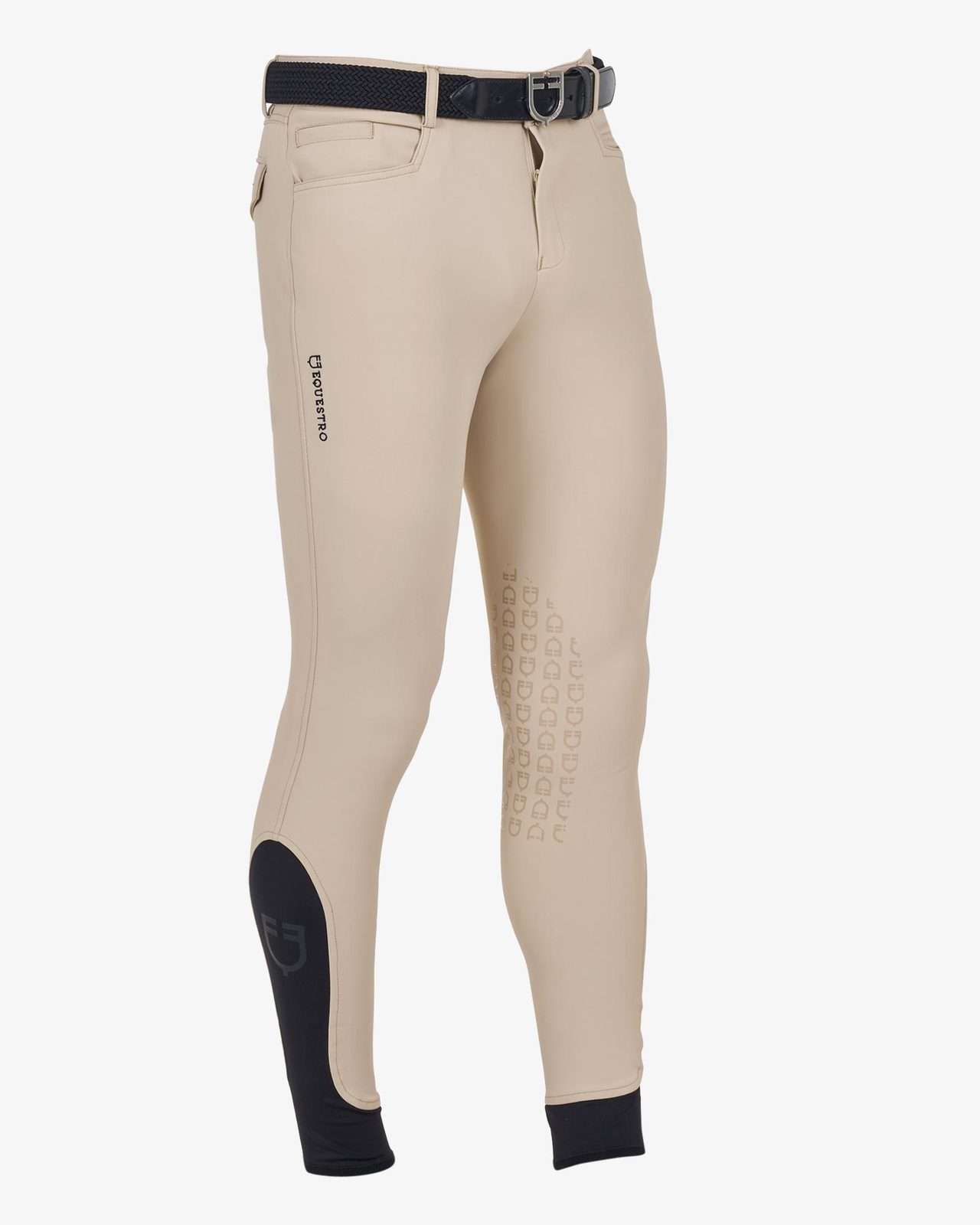 Men's slim fit grip breeches with logo