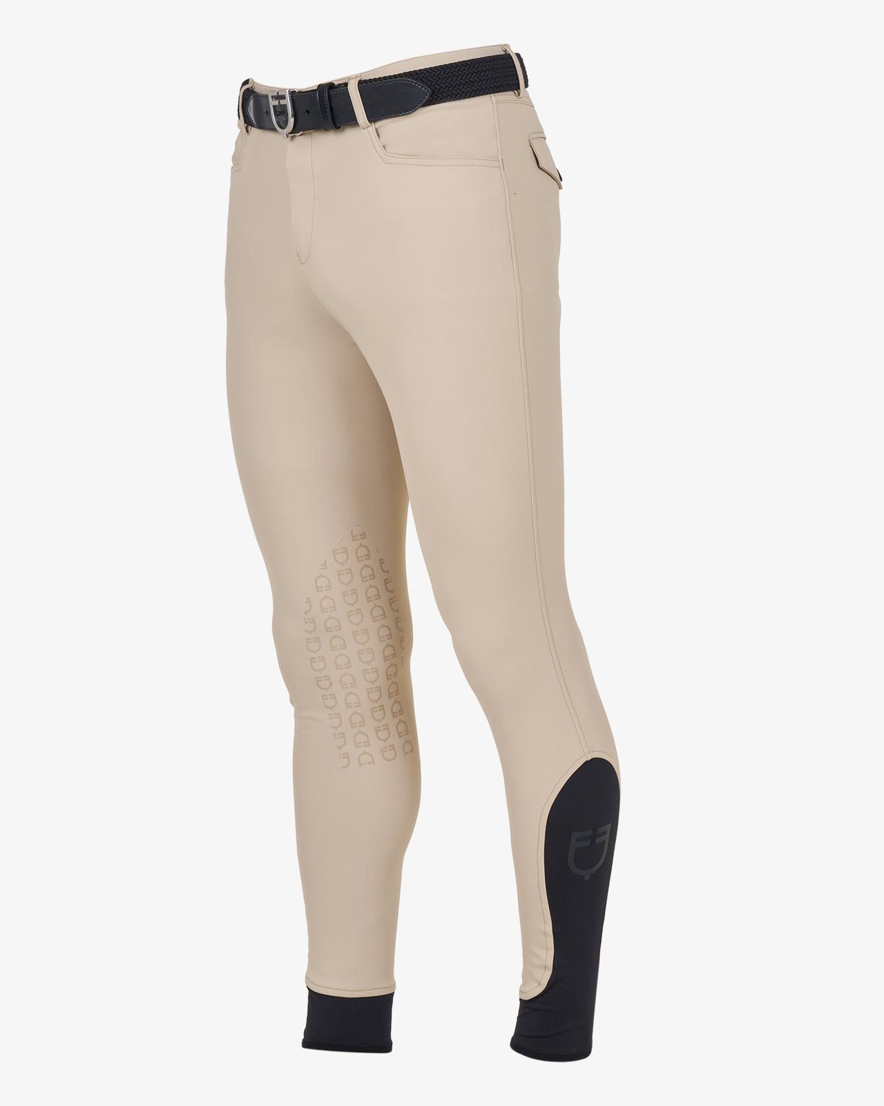 Men's slim fit grip breeches with logo