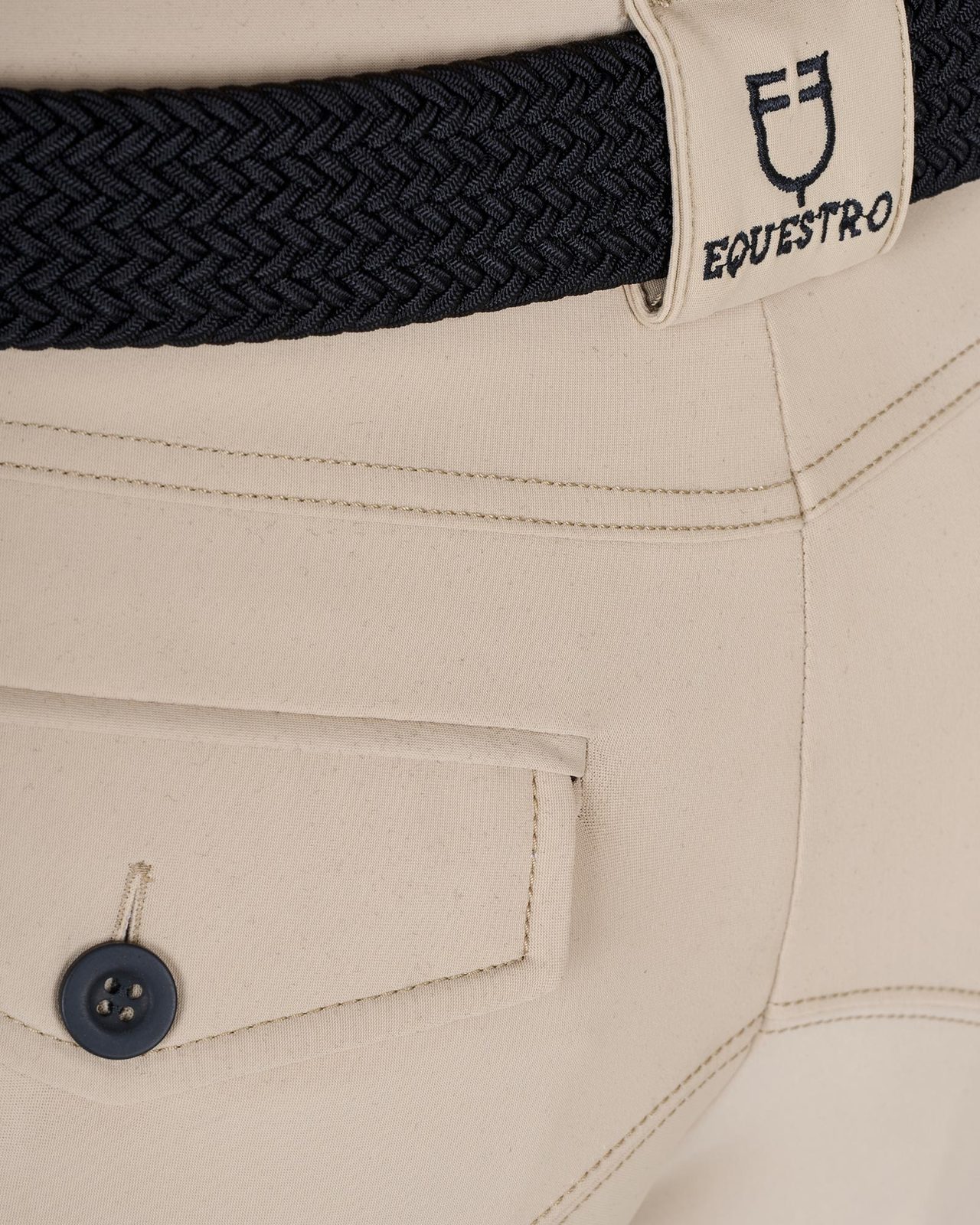 Men's slim fit grip breeches with logo