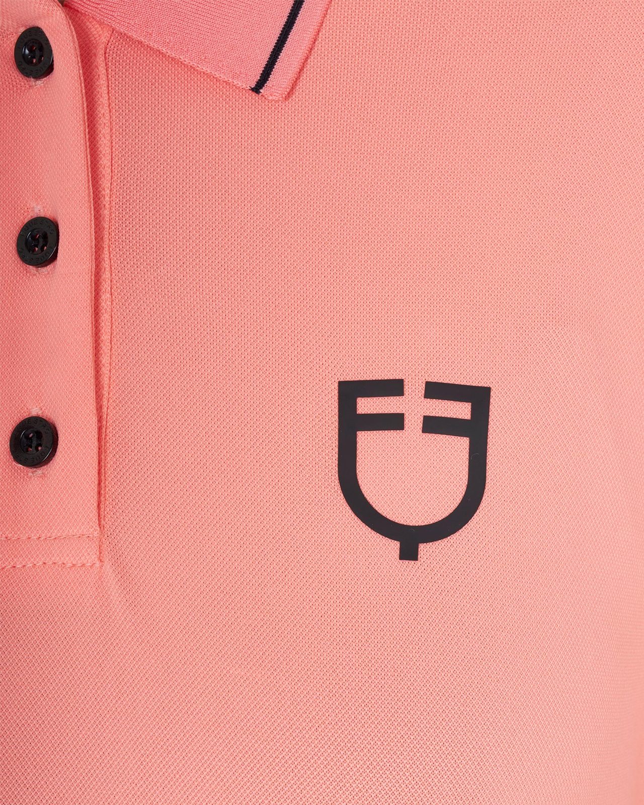 Polo donna slim fit in tessuto traspirante
