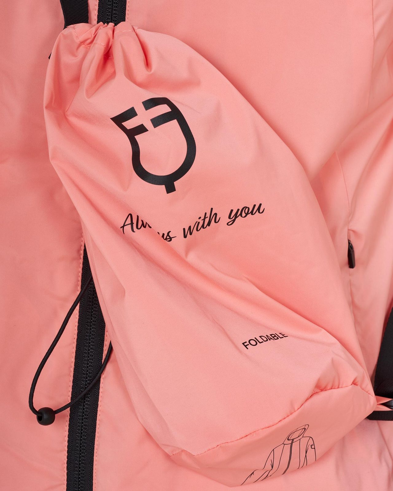 Women's softshell jacket Foldable line