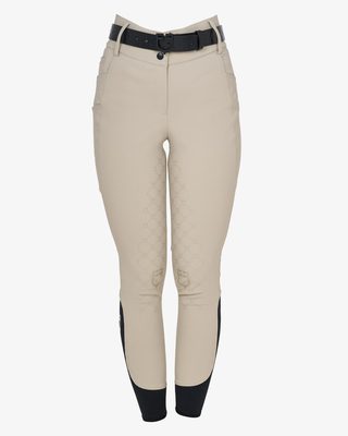 Pantaloni donna a vita alta monogram