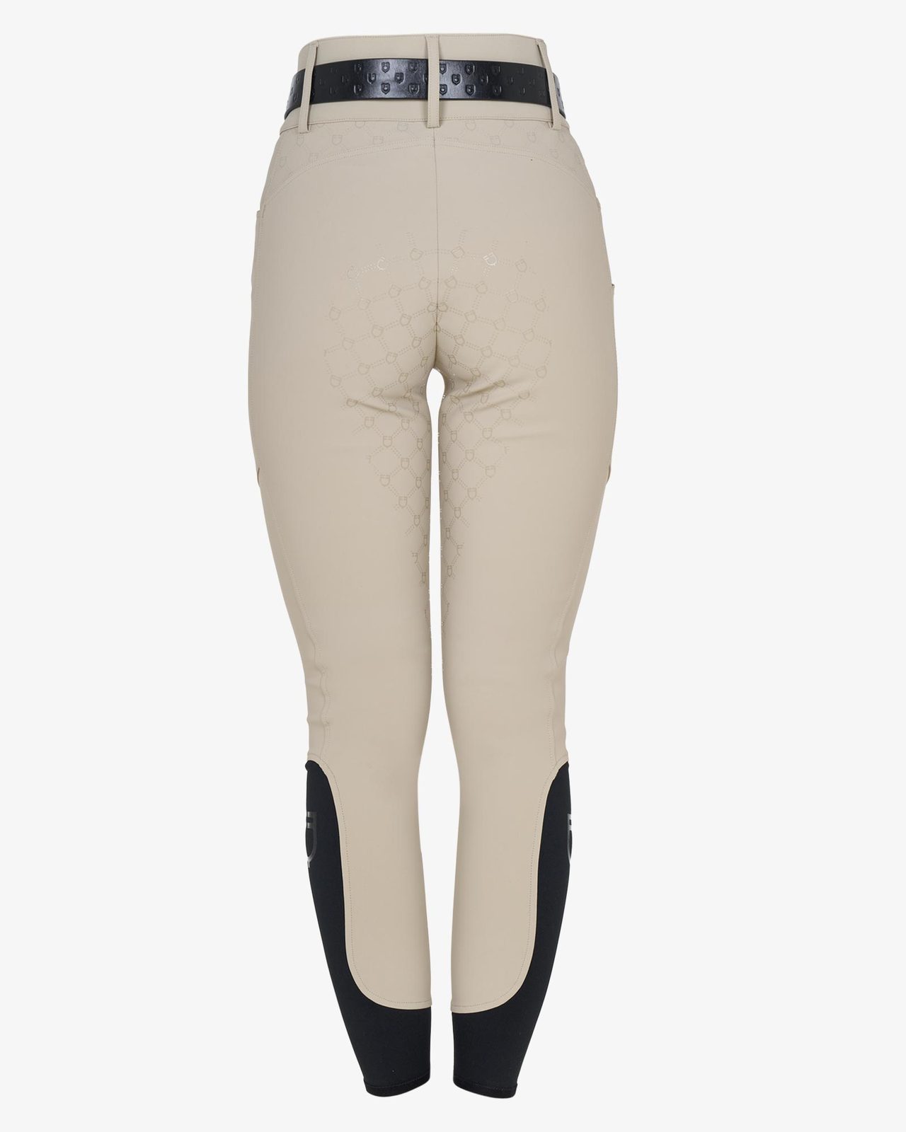 Pantaloni donna a vita alta monogram