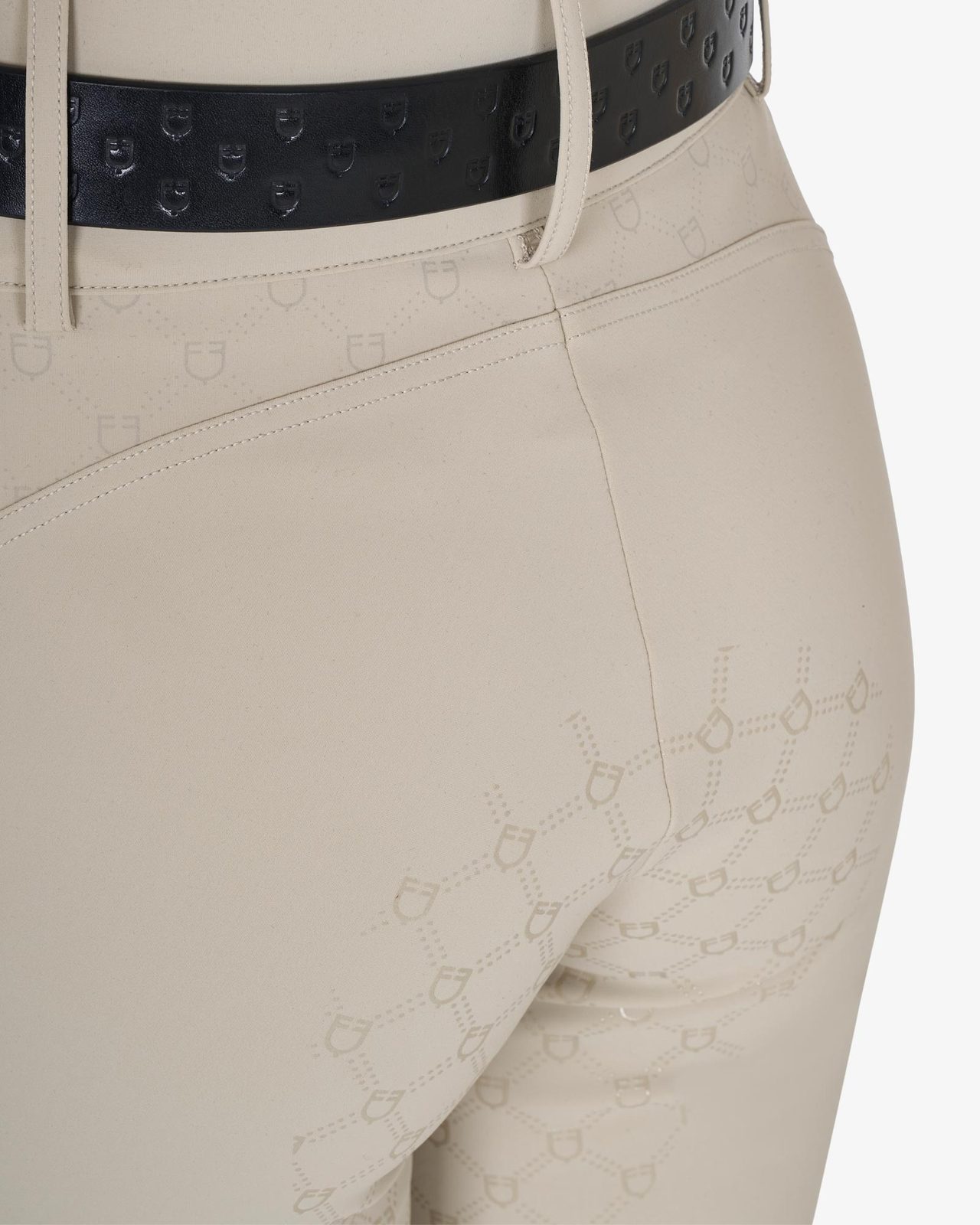 Pantaloni donna a vita alta monogram
