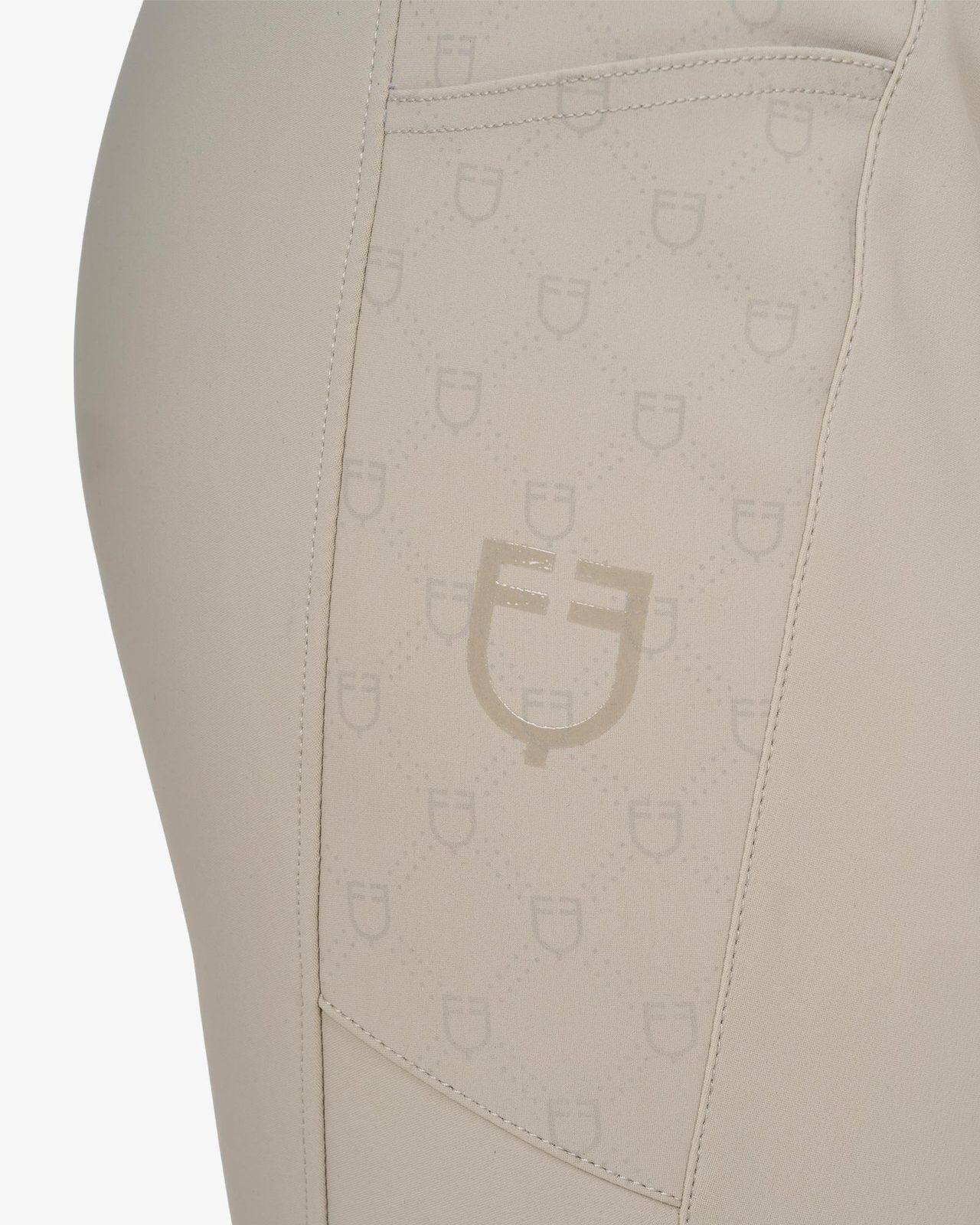 Pantaloni donna a vita alta monogram