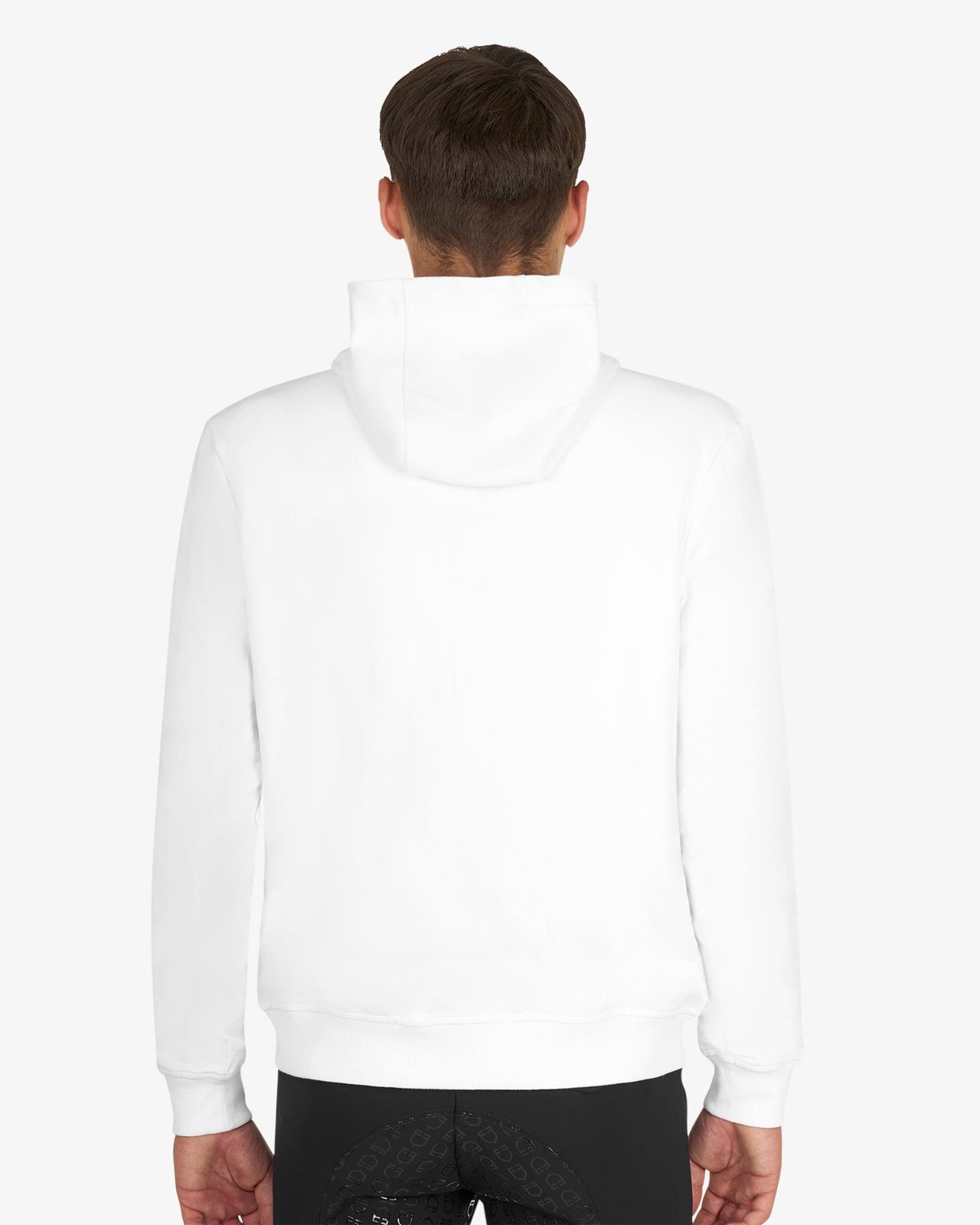 Felpa uomo con cappuccio regolabile e zip