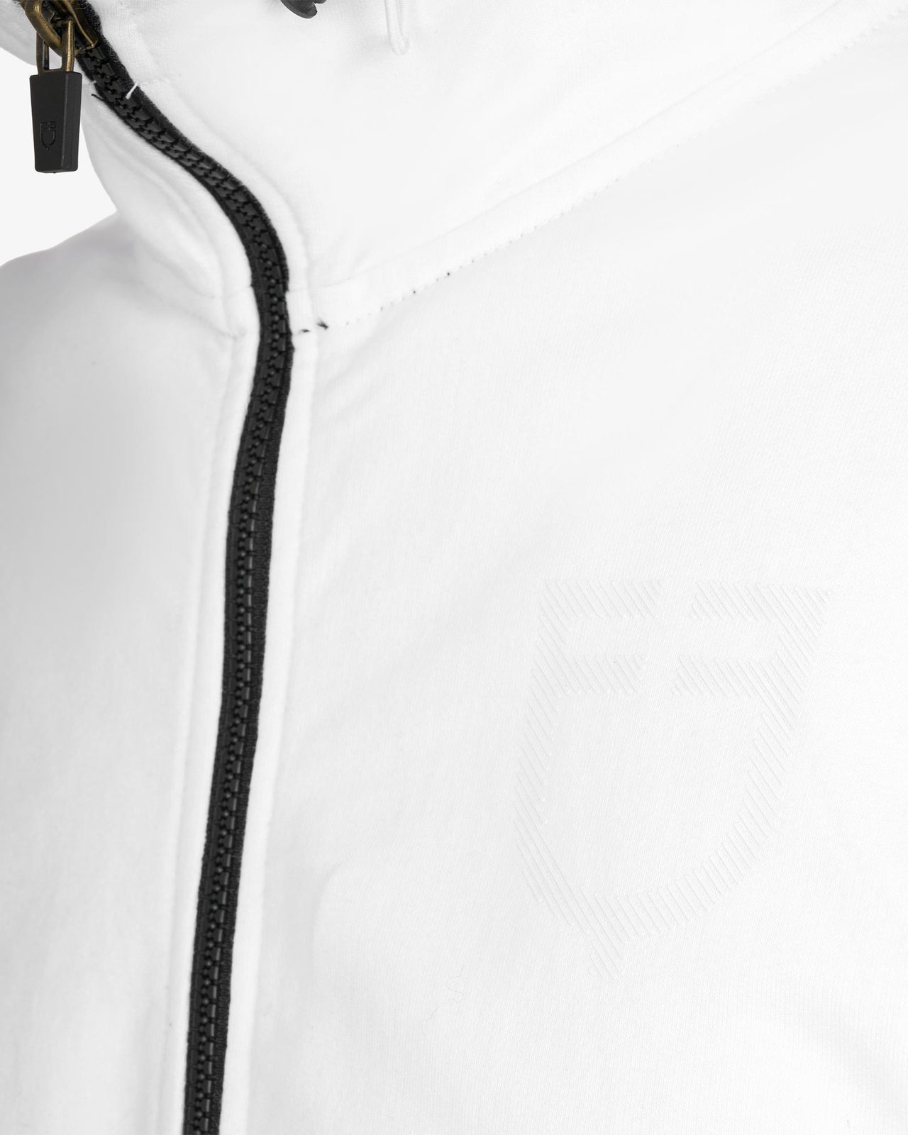Felpa uomo con cappuccio regolabile e zip