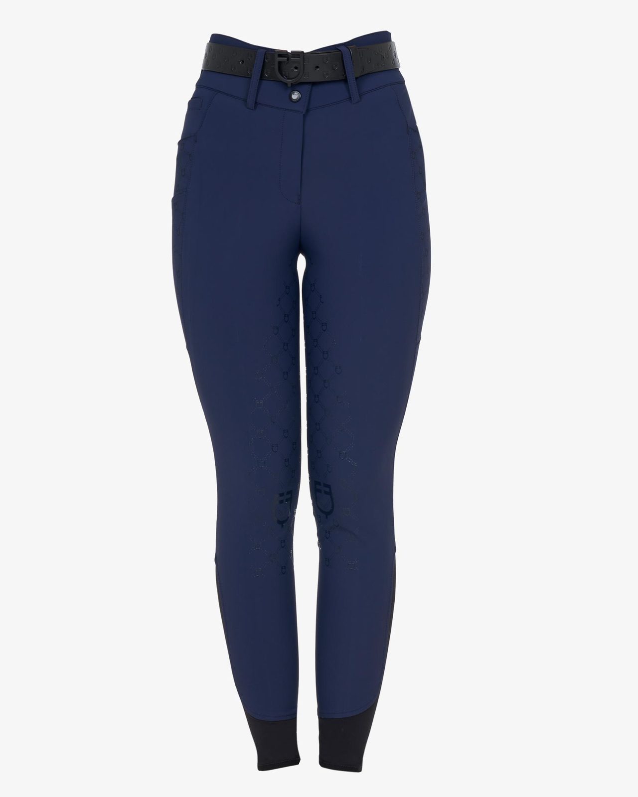 Pantaloni donna a vita alta monogram