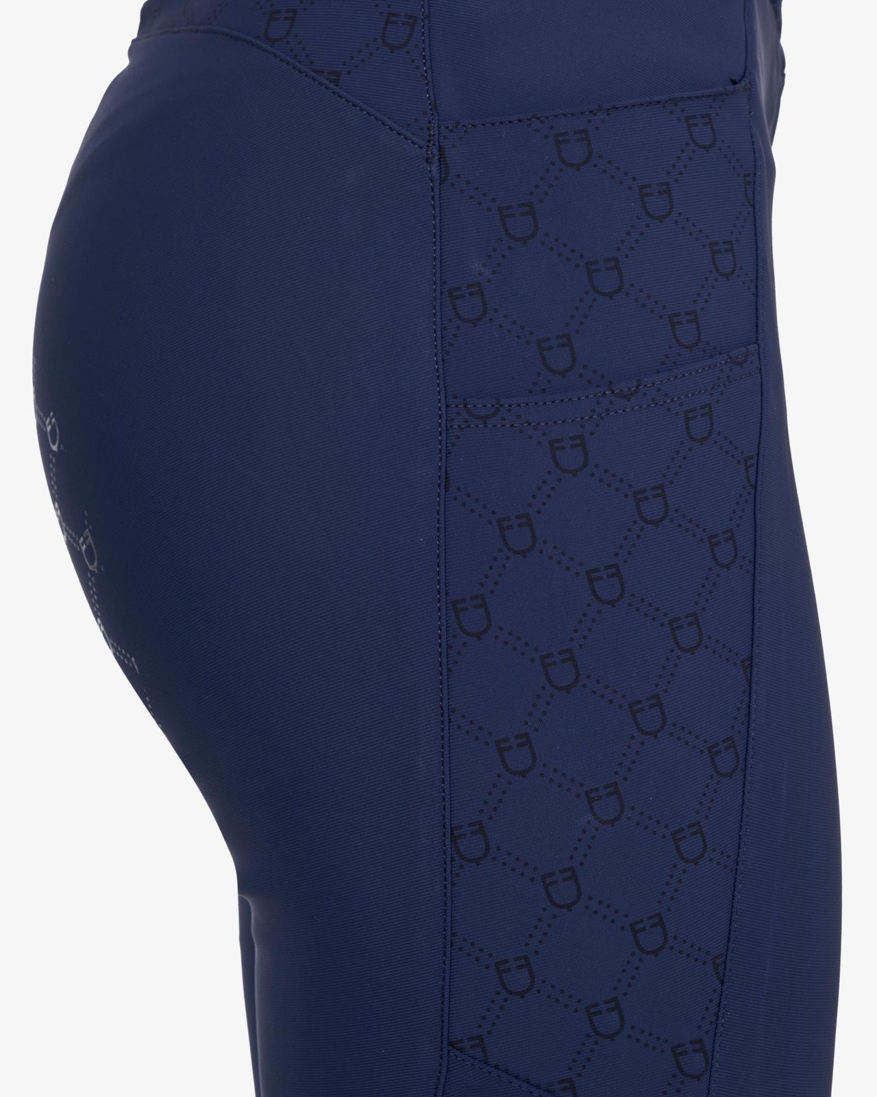 Pantaloni donna a vita alta monogram