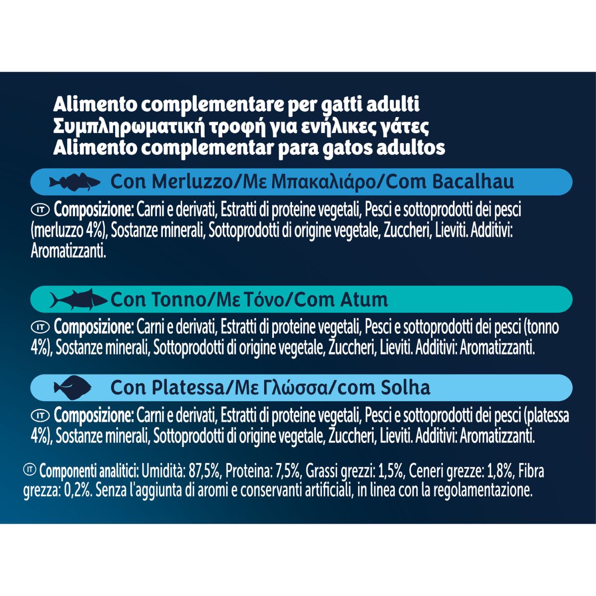 FELIX Soup Time Filetti Selezioni con Pesci 6x48g Merluzzo Tonno Platessa