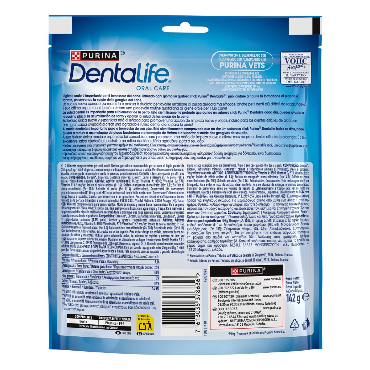 DENTALIFE Snack Cane per l'igiene orale Taglia Large