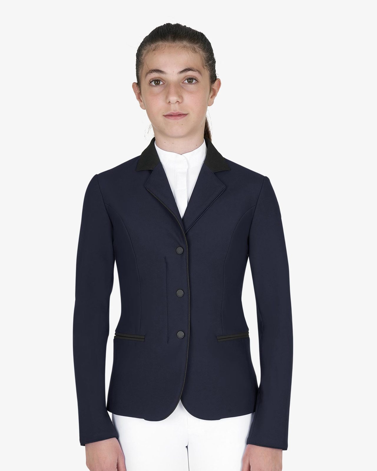 Giacca bambini unisex concorso zip e bottoni