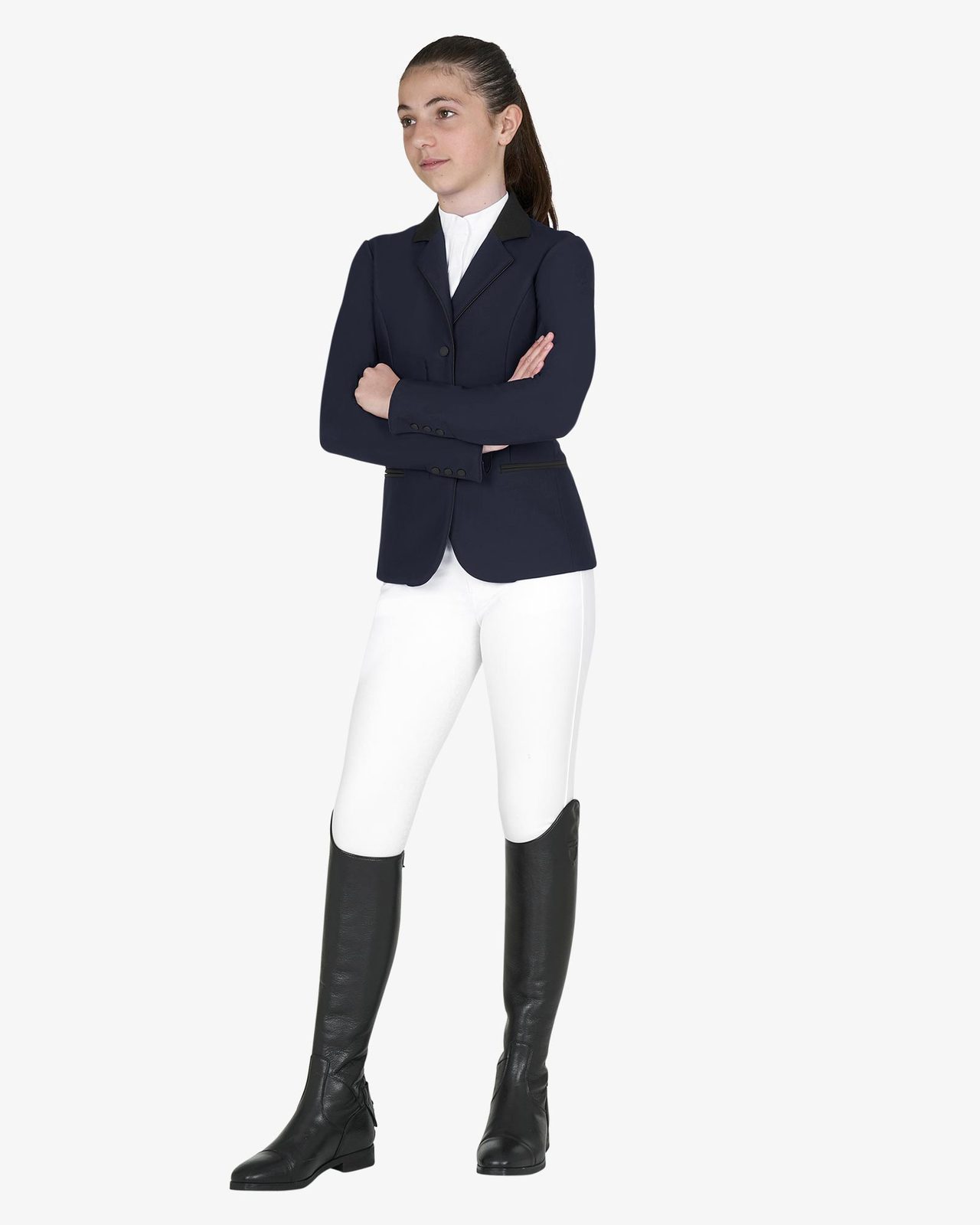 Giacca bambini unisex concorso zip e bottoni