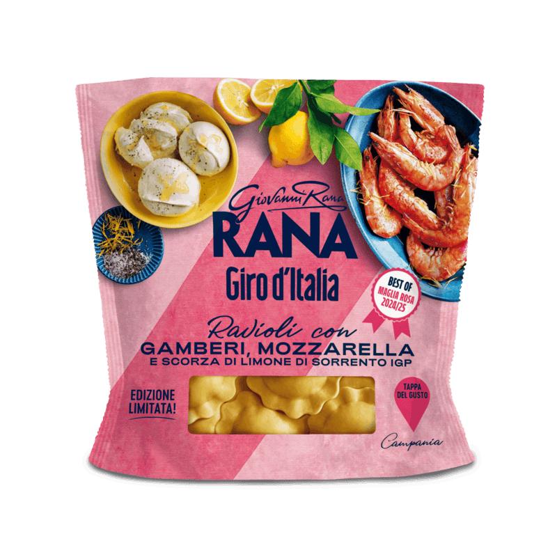 GIRO D'ITALIA Gamberi, Mozzarella e Scorza di Limone di Sorrento IGP - 250 g