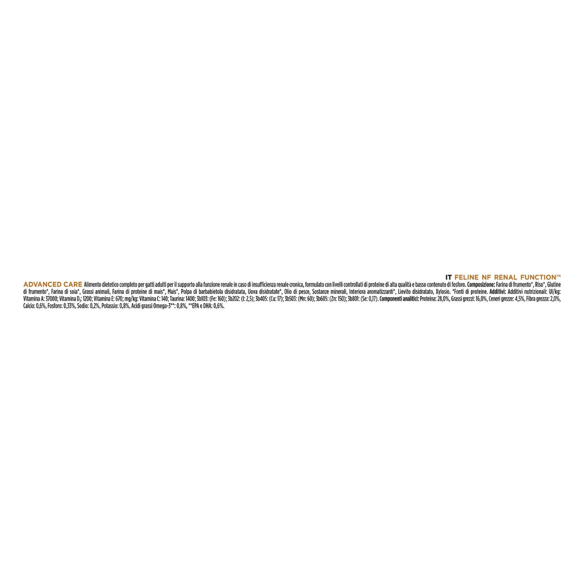 PPVD NF - RENAL FUNCTION ADVANCED CARE 350g