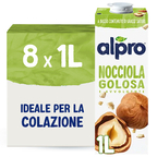 ALPRO CLASSICO Bevanda Vegetale alla Nocciola 8x1l