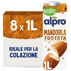 ALPRO CLASSICO Bevanda Vegetale alla Mandorla Tostata 8x1L