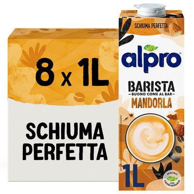 ALPRO BARISTA Bevanda Vegetale alla Mandorla 8x1l
