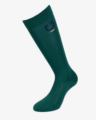 Stretch technical sock with Italian flag