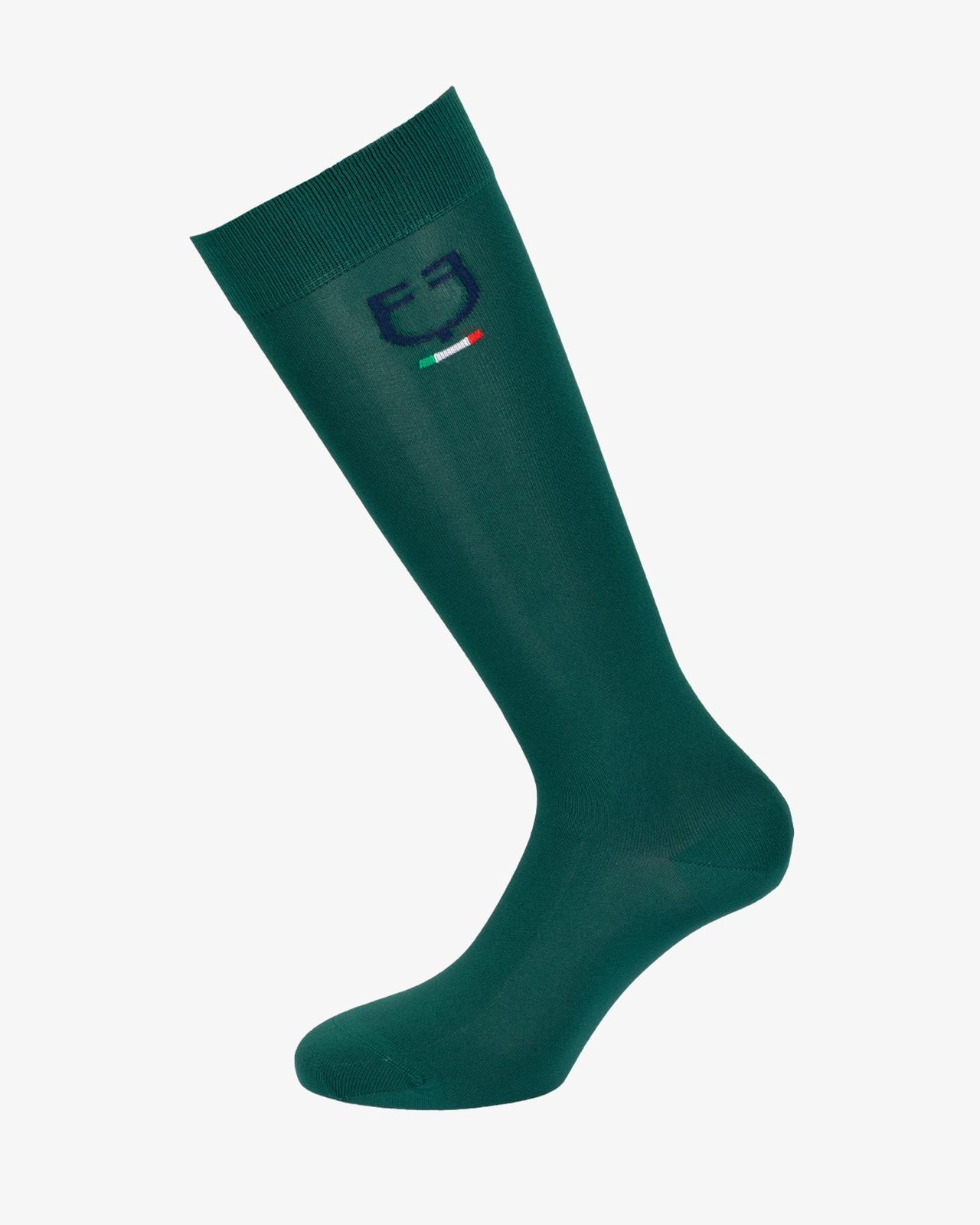 Stretch technical sock with Italian flag