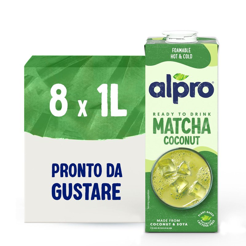 ALPRO CLASSICO Bevanda Vegetale al Matcha 8x1L