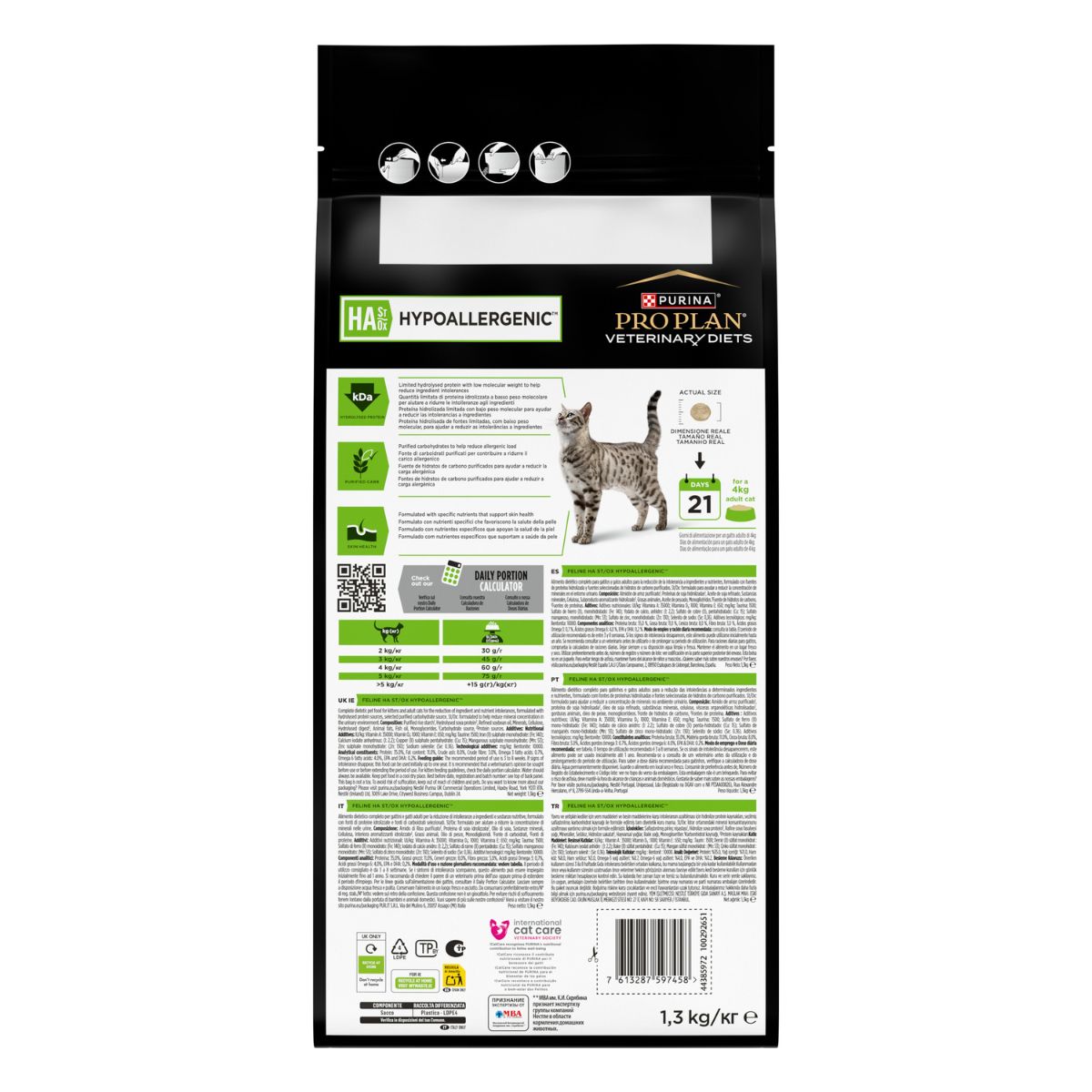 PURINA PRO PLAN® VETERINARY DIETS secco gatto HA Hypoallergenic St/Ox