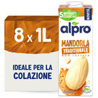 ALPRO CLASSICO BEVANDA VEGETALE ALLA MANDORLA TRADIZIONALE 8X1L