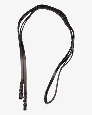 Leather reins with stainless steel buckles