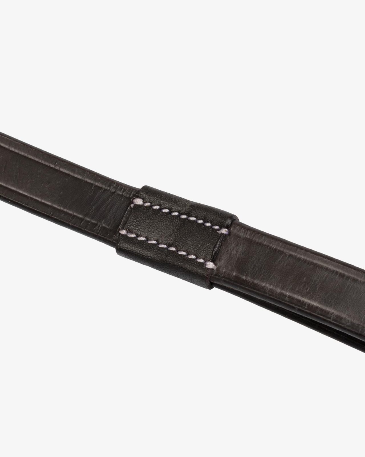 Leather reins with stainless steel buckles