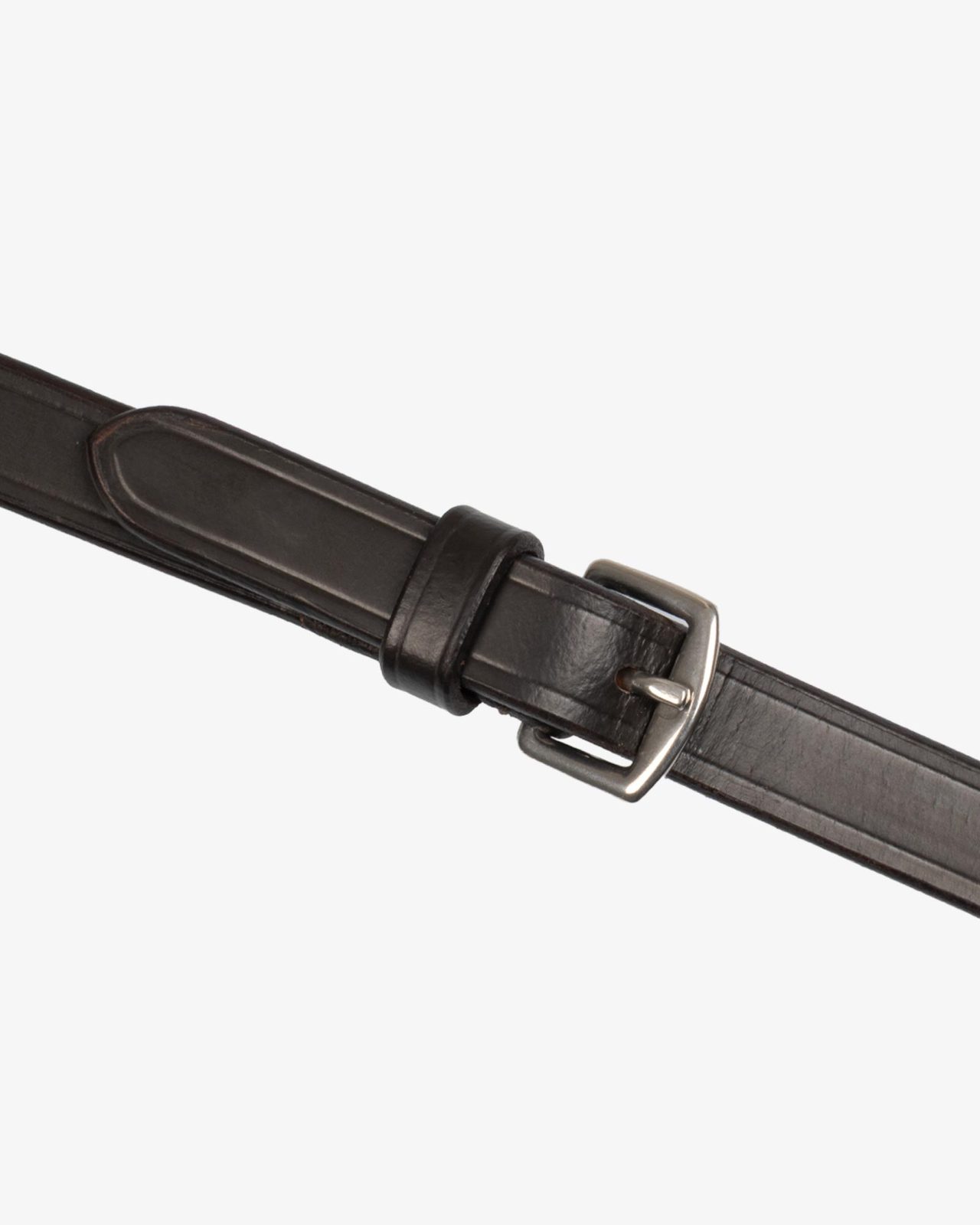 Leather reins with stainless steel buckles