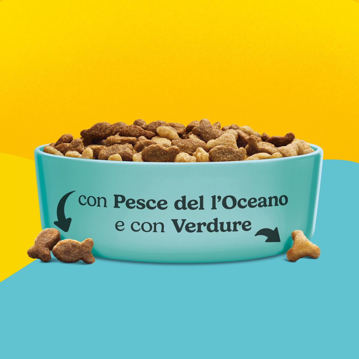 PURINA FRISKIES® Adult con Pesce dell'Oceano e con Verdure